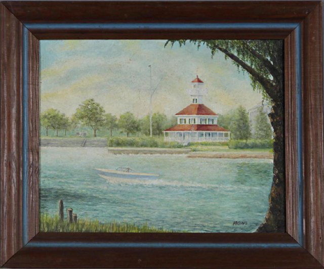 Mildred Arsing (1921-2010), "The Lighthouse at West (1 of 1)