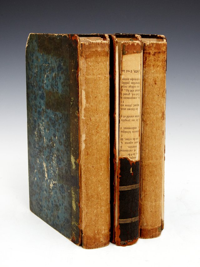 Books- Charles-Cesar Robin, "Voyages Dans L'Interieur: Books- Charles-Cesar Robin, "Voyages Dans L'Interieur de la Louisiane, De la Floride occidentale, et dans les isles de la Martinique et de Saint-Domingue," 1807, in three volumes, marbled boards, H.- 