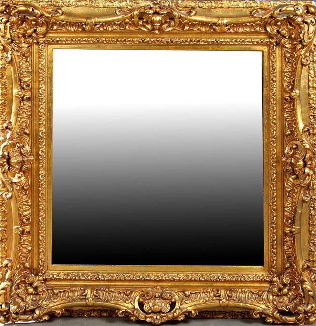 Victorian Style Gilt and Gesso Overmantel Mirror, 20th (1 of 1)
