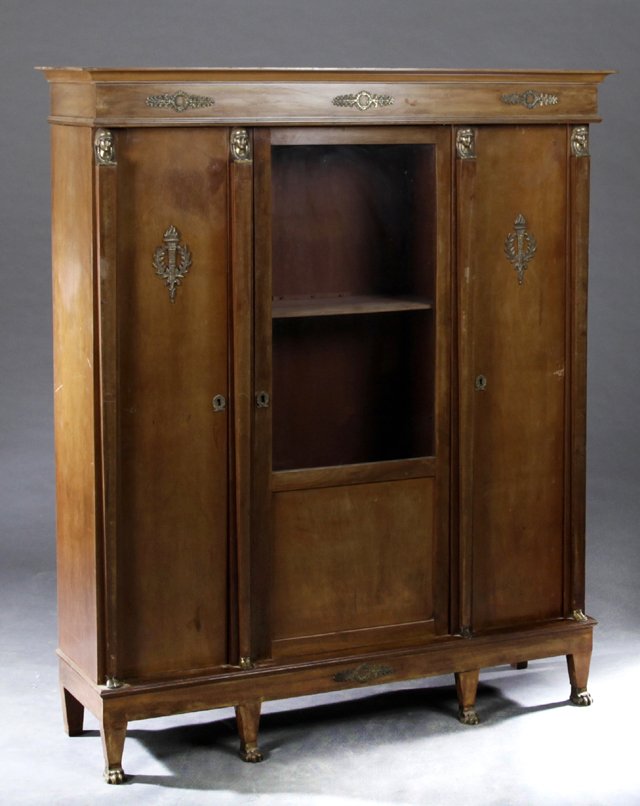 French Egyptian Revival Ormolu Mounted Mahogany (1 of 1)