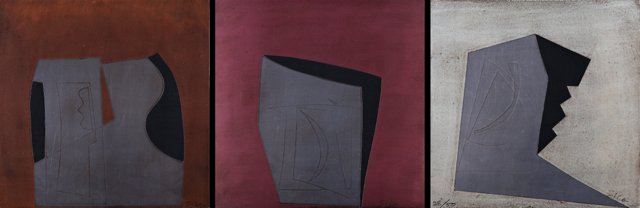 Sica (1935- ), "Street Icons," 20th c., three foil (1 of 4)