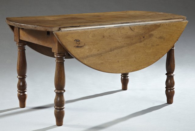 French Provincial Carved Walnut Drop Leaf Kitchen (1 of 2)