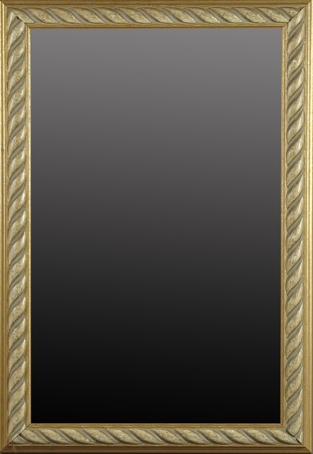 French Louis XVI Style Carved Giltwood Mirror, 20th c., (1 of 1)