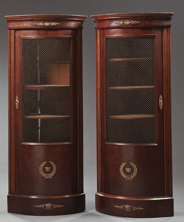 Pair of French Empire Style Ormolu Mounted Mahogany (1 of 3)