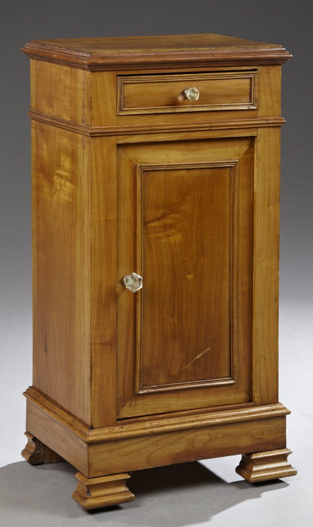 French Louis Philippe Carved Cherry Nightstand, 19th (1 of 1)