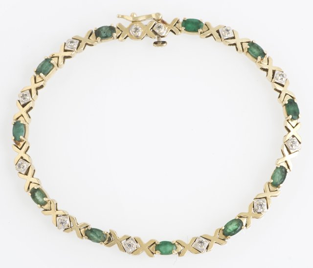 14K Yellow Gold Link Bracelet, each of the 11 links (1 of 1)