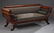 American Empire Carved Mahogany Sofa, 19th c., the