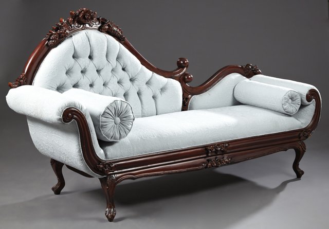 Louis XV Style Carved Mahogany Settee, 20th c., the (1 of 1)