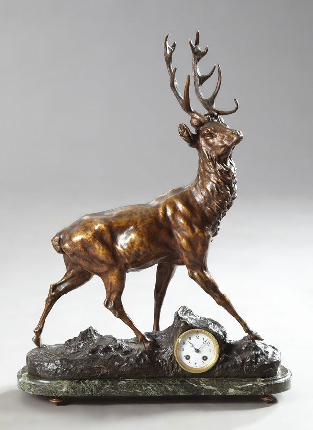 Thomas Cartier (1879-1943), "The Listening Stag," (1 of 1)