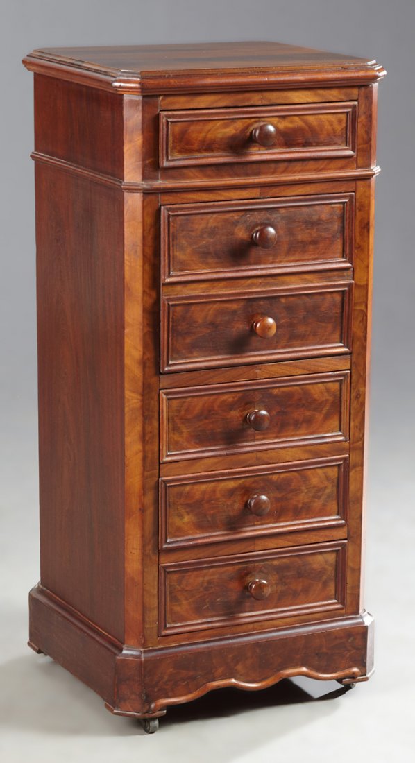 French Louis Philippe Carved Walnut Nightstand, 19th (1 of 1)