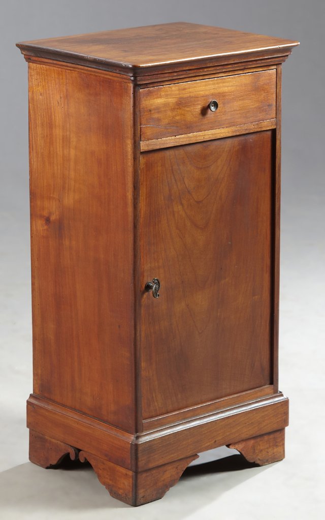 French Louis Philippe Carved Cherry Nightstand, 19th (1 of 1)