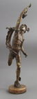 Patinated Bronze Figure of Mercury, 20th c., after the