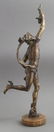 Patinated Bronze Figure of Mercury, 20th c., after the - 2
