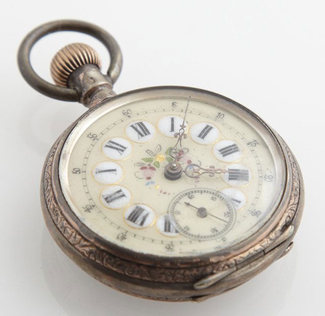 Continental .800 Silver Open Face Pocket Watch, 19th (1 of 6)