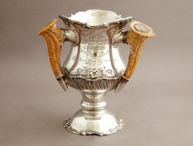 Sterling and Antler Presentation Tyg, 1906, by Mauser, (1 of 1)