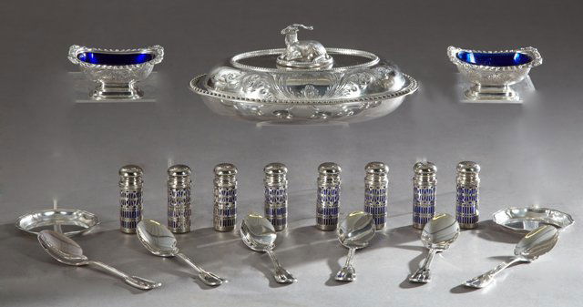 Group of Nineteen Pieces of Silverplate, consisting of (1 of 1)
