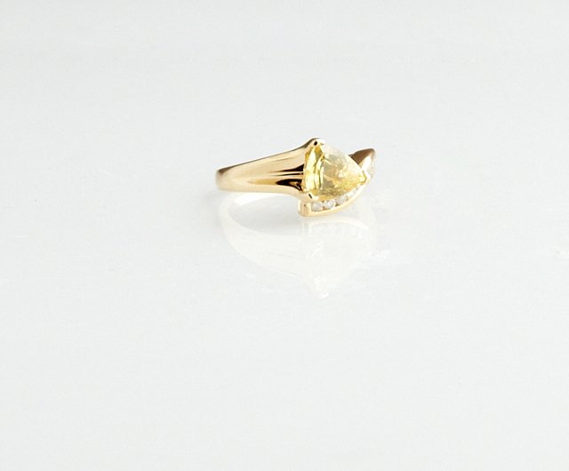 Lady's 14K Yellow Gold Dinner Ring, with a 2.99 carat (1 of 3)