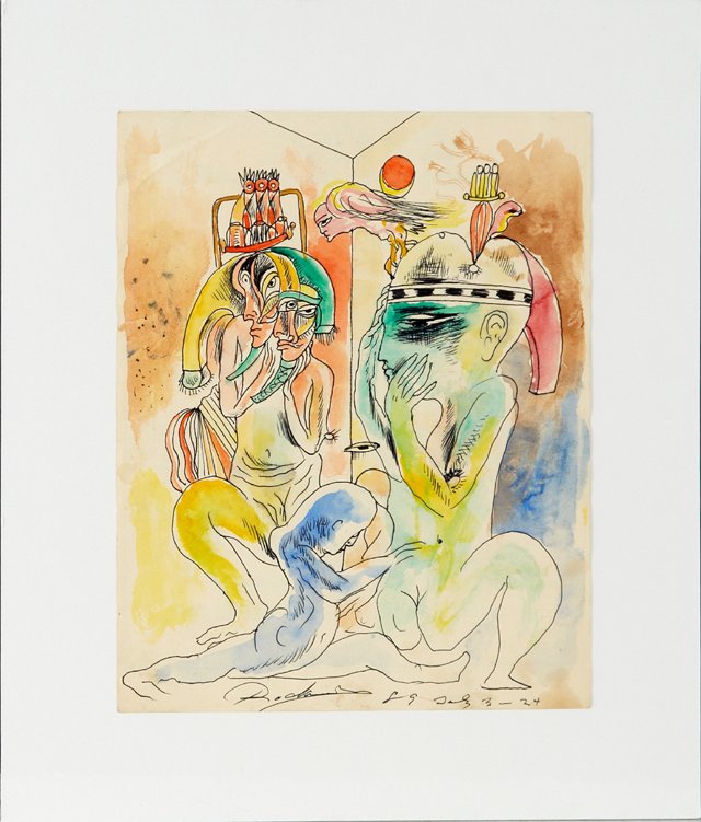 Noel Rockmore (1928-1995), "Egyptian Scene," 1989, (1 of 1)