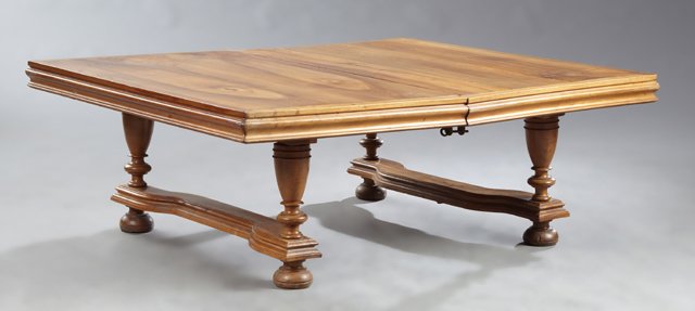 French Henri II Style Carved Walnut Dining Table, 19th (1 of 1)