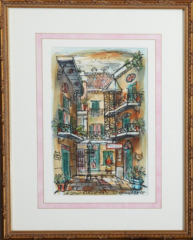 George Grunblatt (1923-2008, New Orleans), "Pirate's (1 of 1)