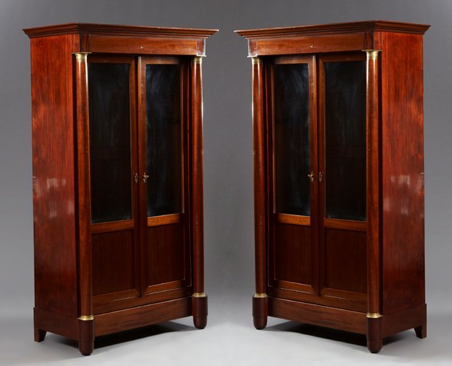 Pair of French Empire Ormolu Mounted Mahogany (1 of 1)