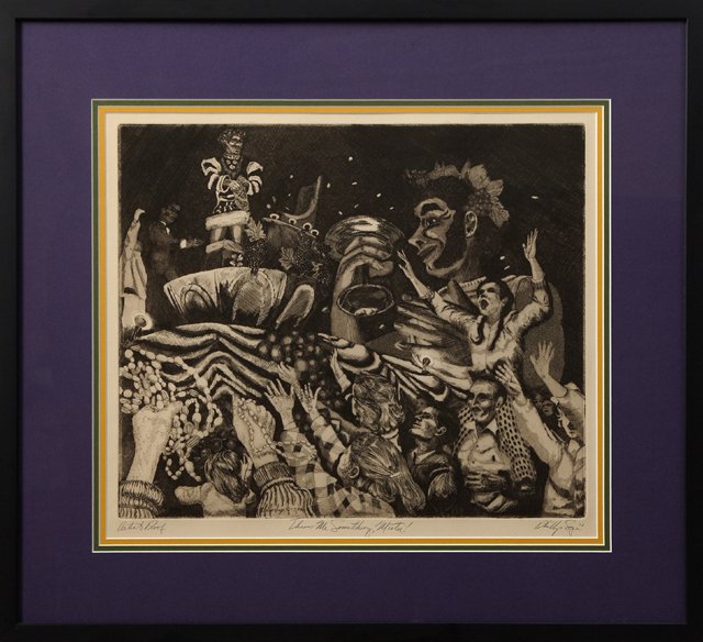 Phillip Sage (1942- , New Orleans), "Throw Me Something (1 of 1)