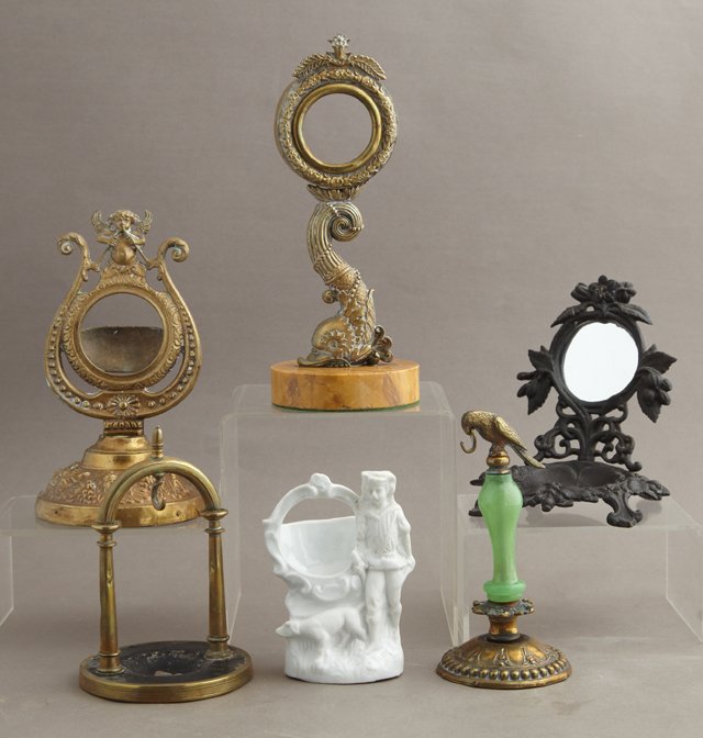 Group of Six Pocket Watch Holders, 19th and 20th c., (1 of 1)