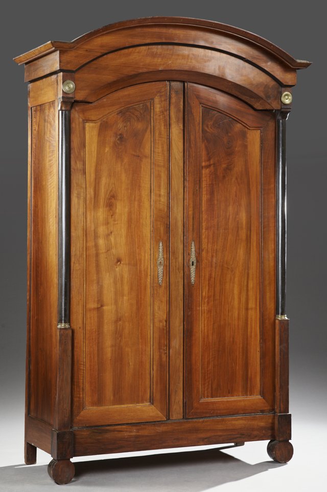 French Ormolu Mounted Carved Walnut Empire Style Double (1 of 1)