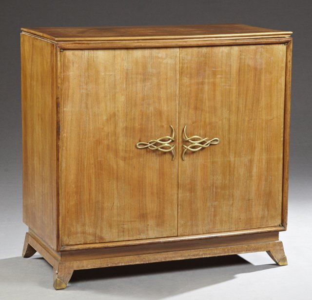 French Art Deco Carved Mahogany Turn Table and Tube (1 of 6)