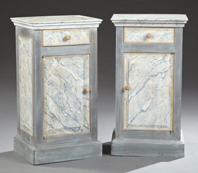 Pair of Italian Neoclassical Style Polychromed (1 of 1)