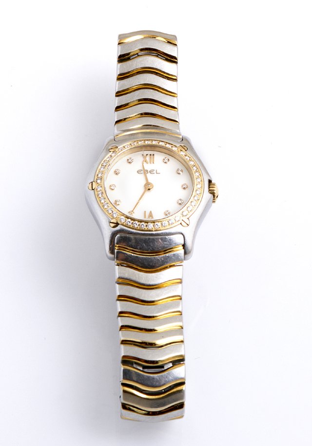 Lady's 18K Yellow Gold and Stainless Steel Ebel (1 of 1)
