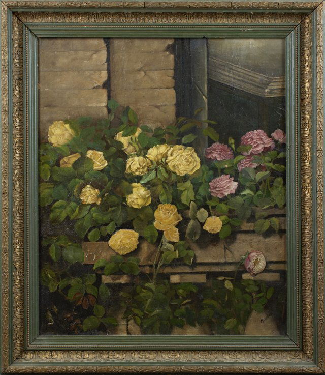 Mindio (French), "Roses in a Window Box," early 20th (1 of 1)