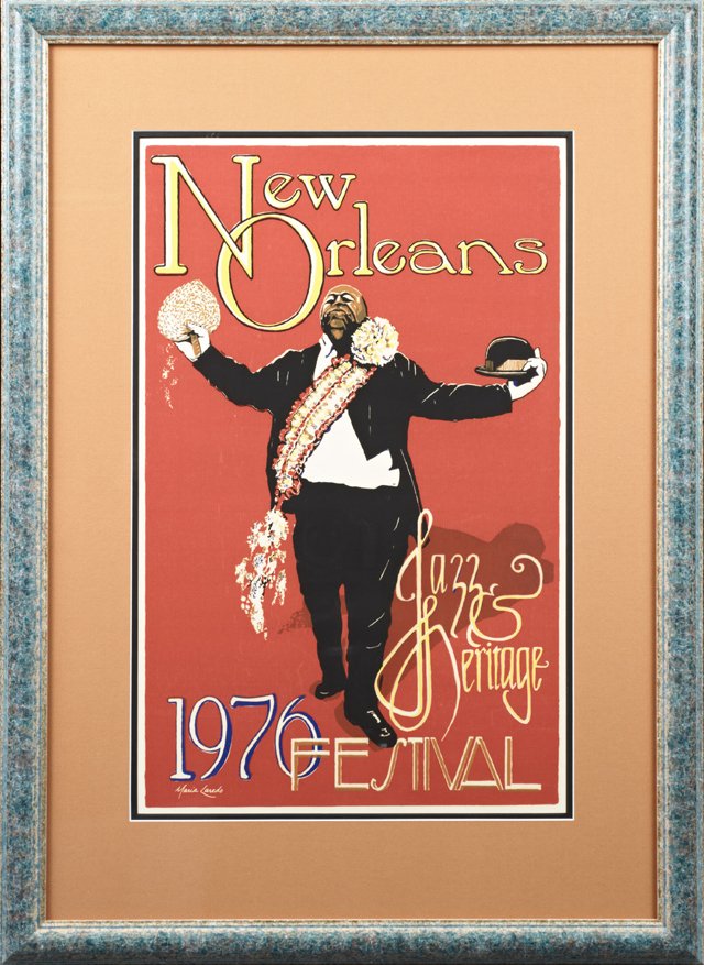 1976 New Orleans Jazz and Heritage Festival Poster, by (1 of 1)