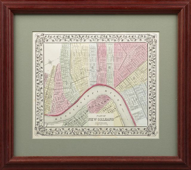 S. Augustus Mitchell, "Plan of New Orleans," 1872, (1 of 1)