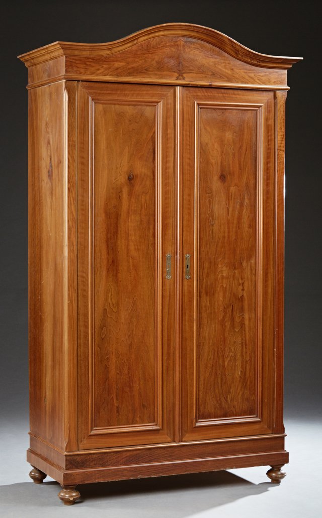 Louis XVI Style Carved Walnut Armoire, c. 1900, the (1 of 2)