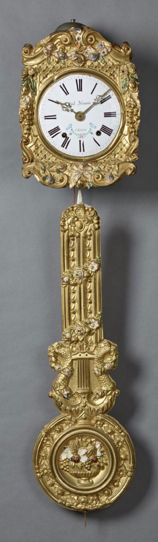 French Provincial Morbier Clock Movement, 19th c., with (1 of 1)