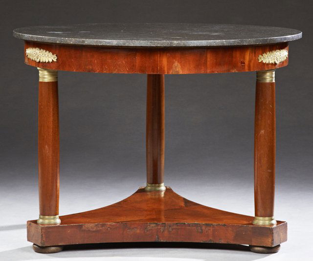 French Empire Style Ormolu Mounted Carved Mahogany (1 of 1)