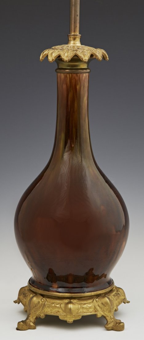 Chinese Baluster Oxblood Porcelain Lamp, early 20th c., (1 of 1)