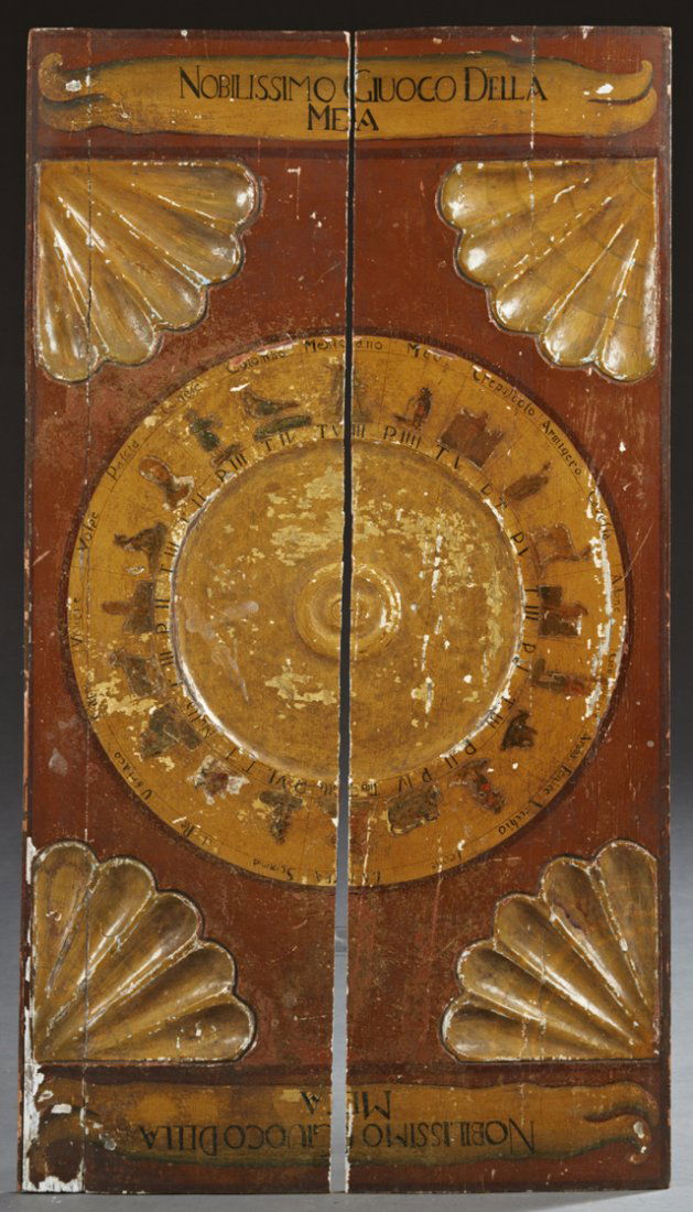 Italian Game Board, 19th c., "Nobilissimo Giuoco Della (1 of 1)
