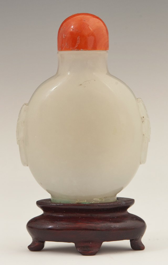 Chinese Carved Jade Snuff Bottle, early 20th c., the (1 of 5)
