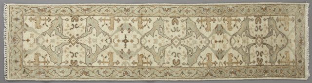 Turkish Angora Oushak Runner, 2' 7 x 9' 10. (1 of 1)