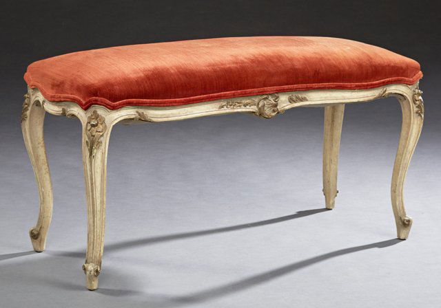 Louis XV Style Polychromed Double Window Seat, early (1 of 1)
