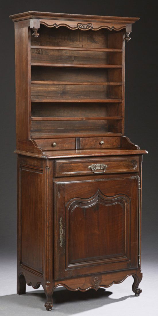 Unusual Louis XV Style Carved Oak Vasselier, early 20th (1 of 1)