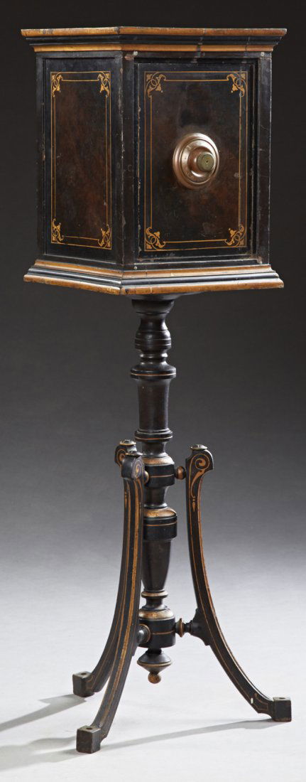 Unusual Diminutive Victorian Iron Safe, c. 1880, by the (1 of 3)