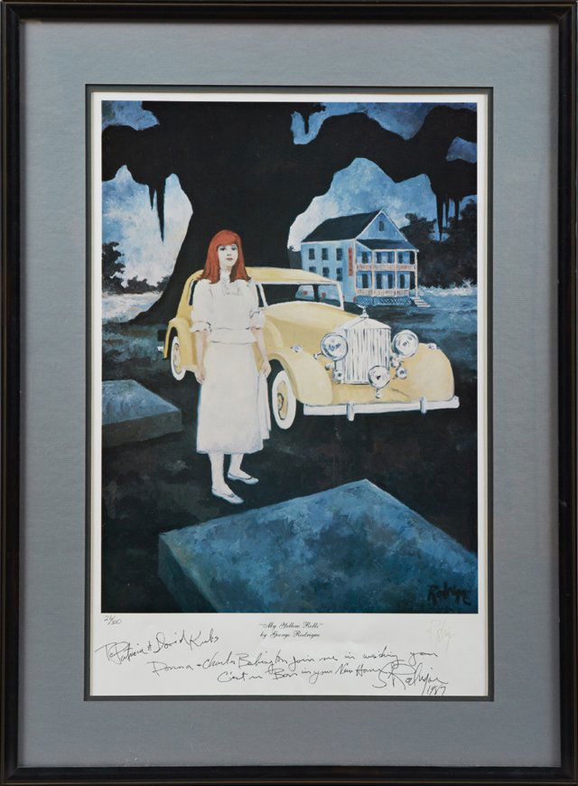 George Rodrigue (1944-2013), "My Yellow Rolls Royce," (1 of 1)