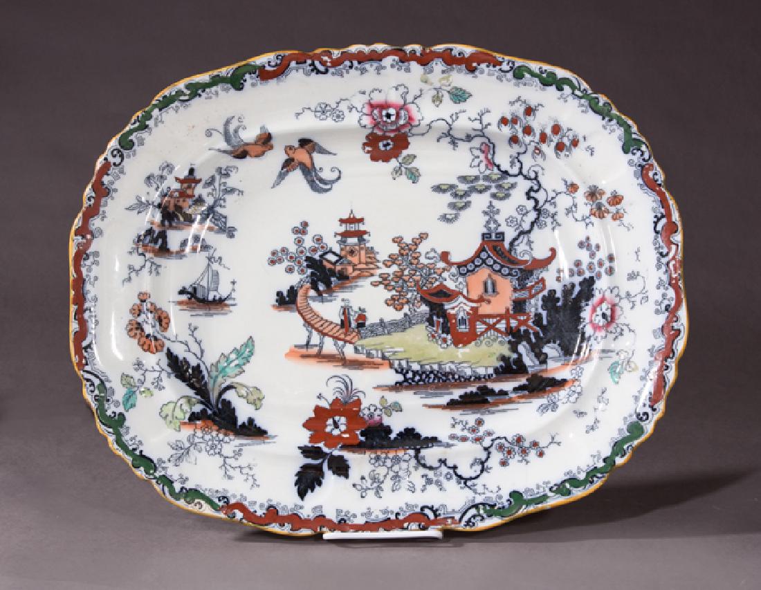 English Ironstone Meat Platter, c. 1900, by Ashworth (1 of 1)