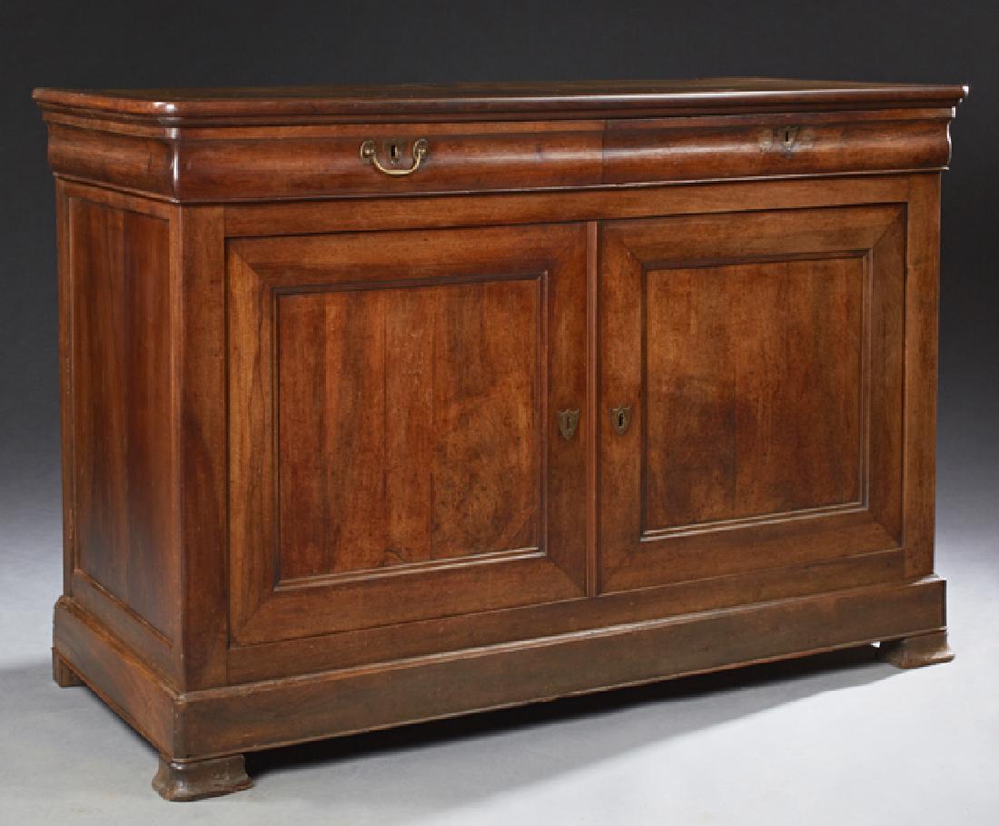 French Louis Philippe Carved Walnut and Oak Sideboard, (1 of 1)