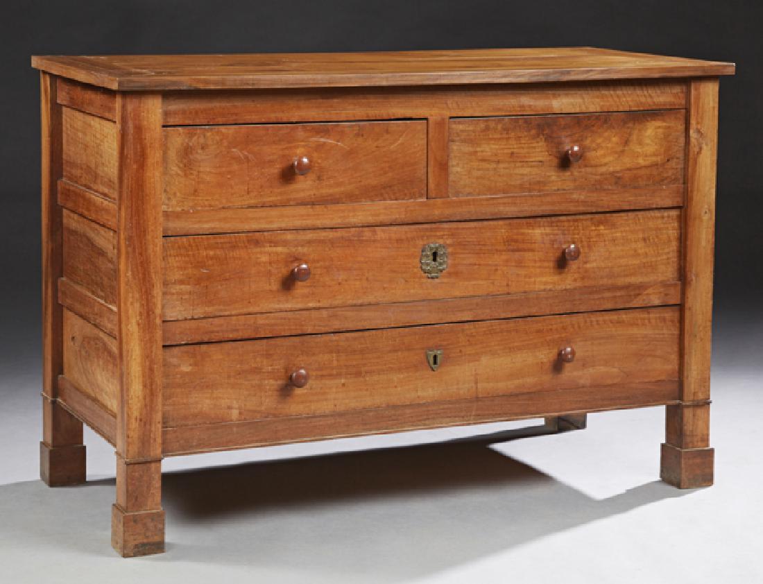 French Carved Walnut Empire Commode, 19th c., the (1 of 1)