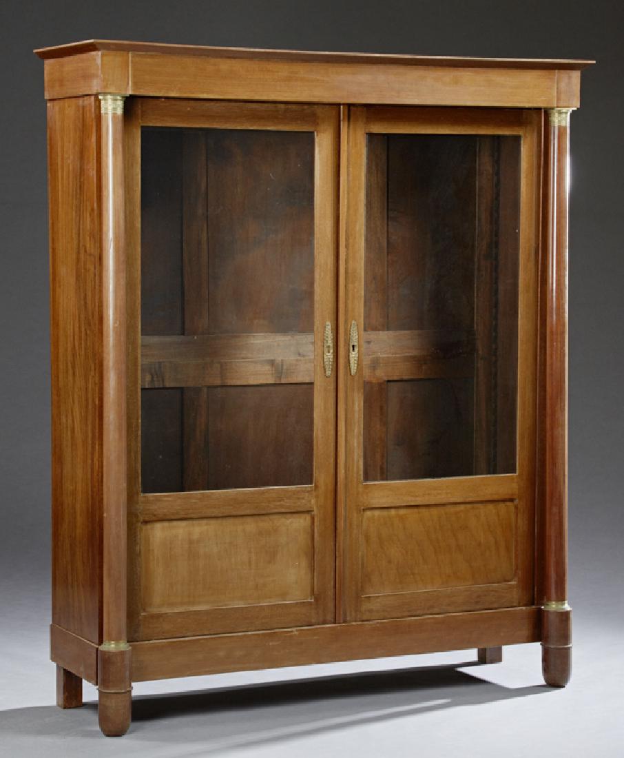 French Empire Style Ormolu Mounted Mahogany Bookcase, (1 of 1)