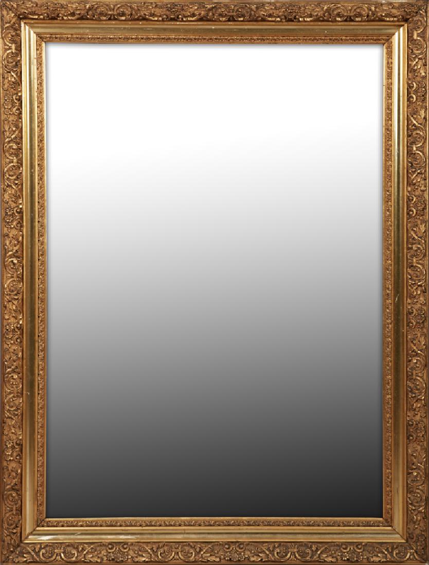 French Gilt and Gesso Overmantel Mirror, c. 1880, the (1 of 1)